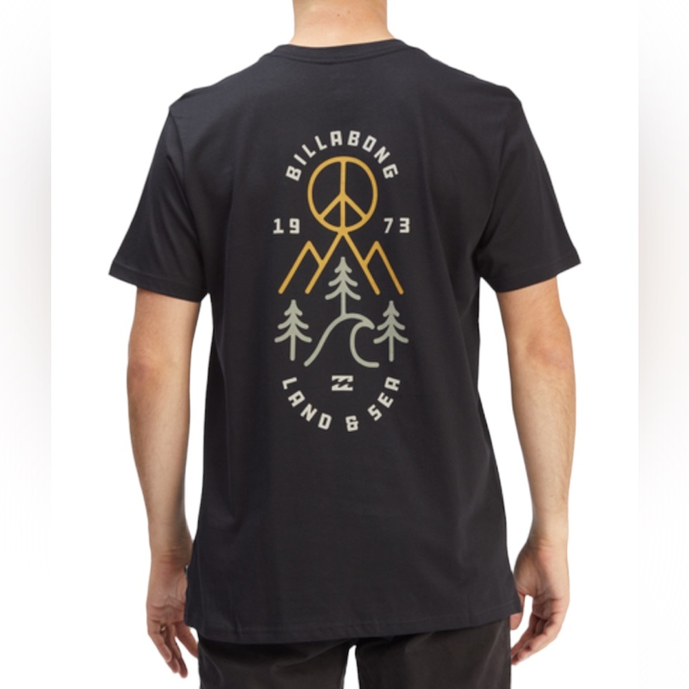 Billabong Men's Tranquil Short Sleeve Graphic Tee Shirt Medium M - Picture 1 of 7
